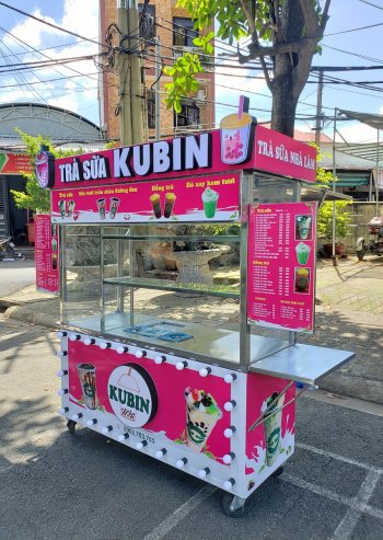 Tủ bán trà sữa 1m6