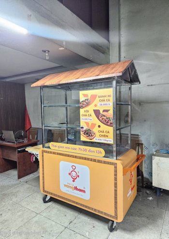 Xe bán bánh mì 1m2