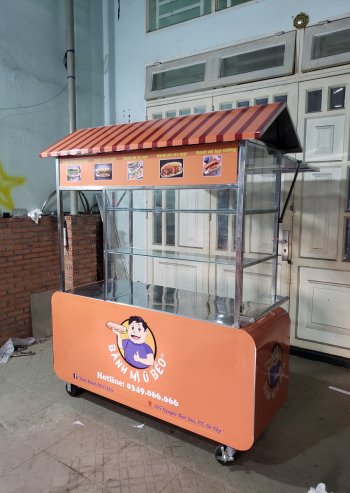 Xe bán bánh mì 1m6