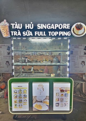 Xe bán trà sữa 1m2