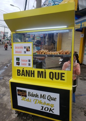 Xe bánh mì que 1m2