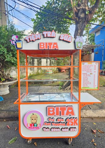 Xe trà sữa đẹp 1m2