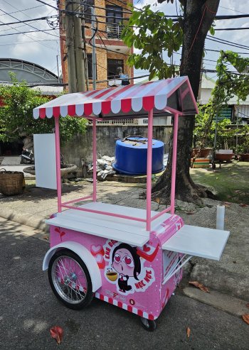 Xe trà sữa nhỏ gọn